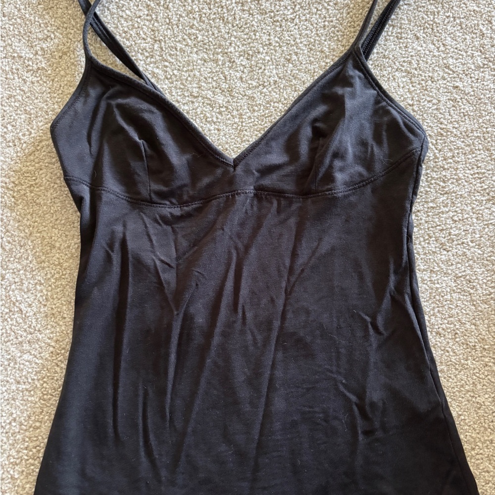 Zara Black Sleeveless Fitted Camisole